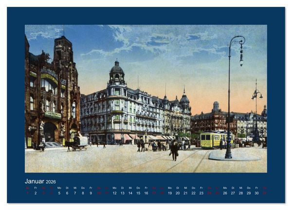 Produktbild: Historisches Frankfurt am Main von 1888 bis 1918 (Wandkalender 2026 DIN A3 quer), CALVENDO Monatskalender
