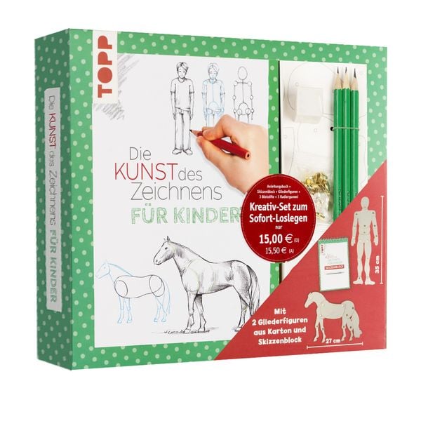 Produktbild: Kreativ-Set Kunst des Zeichnens f&uuml;r Kinder