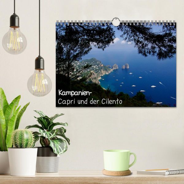 Produktbild: Kampanien &ndash; Capri und der Cilento (Wandkalender 2026 DIN A4 quer), CALVENDO Monatskalender