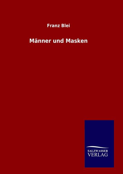 Produktbild: M&auml;nner und Masken