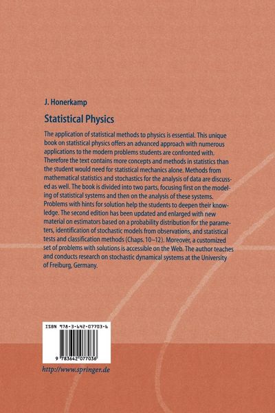 Produktbild: Statistical Physics