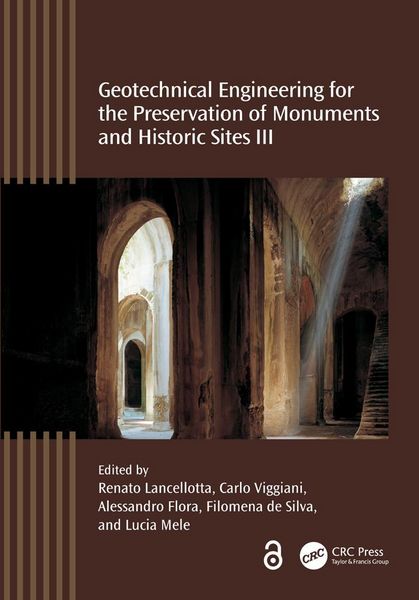 Produktbild: Geotechnical Engineering for the Preservation of Monuments and Historic Sites III