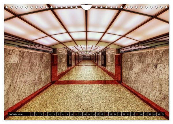 Produktbild: Frankfurt - mit der U-Bahn erfahren (Wandkalender 2026 DIN A4 quer), CALVENDO Monatskalender