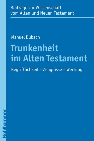 Produktbild: Trunkenheit im Alten Testament
