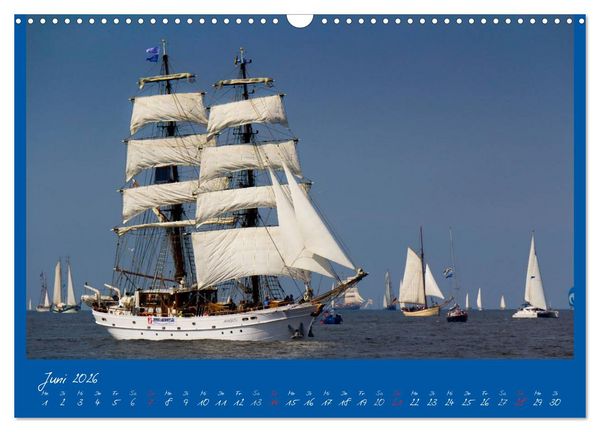 Produktbild: Unter Segeln (Wandkalender 2026 DIN A3 quer), CALVENDO Monatskalender