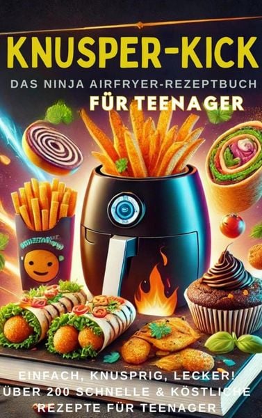 Produktbild: KNUSPER-KICK: Das Ninja Airfryer-Rezeptbuch - Einfach, knusprig, lecker![FARBAUSGABE]