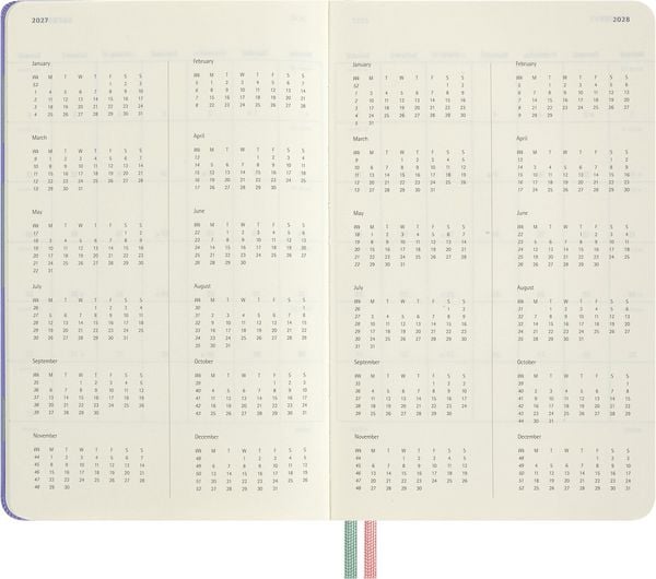 Produktbild: Moleskine Alice im Wunderland 18 Monate Wochen-Notizkalender 2026/2027, L/A5, 1 Wo = 1 Seite, fester Einband