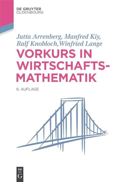 Produktbild: Vorkurs in Wirtschaftsmathematik