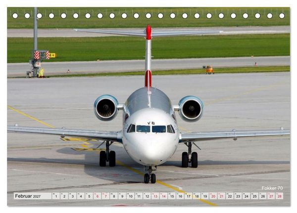 Produktbild: Airliners - Face to Face (Tischkalender 2027 DIN A5 quer), CALVENDO Monatskalender