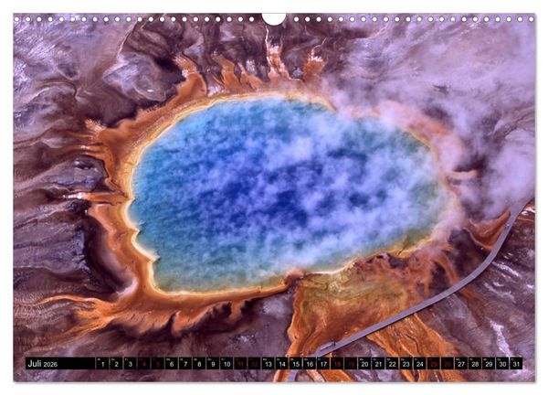 Produktbild: Yellowstone Nationalpark. Tanz auf dem Vulkan (Wandkalender 2026 DIN A3 quer), CALVENDO Monatskalender