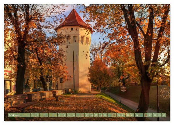 Produktbild: Zauberhaftes Sibiu - Die Perle Siebenb&uuml;rgens in Rum&auml;nien (Wandkalender 2026 DIN A2 quer), CALVENDO Monatskalender
