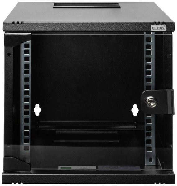 Produktbild: Digitus DN-10-06U-B 10 Zoll Wandgeh&auml;use 6 HE Schwarz (RAL 9005)