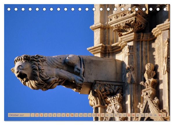 Produktbild: Siena - Stadt des legend&auml;ren Palio (Tischkalender 2027 DIN A5 quer), CALVENDO Monatskalender