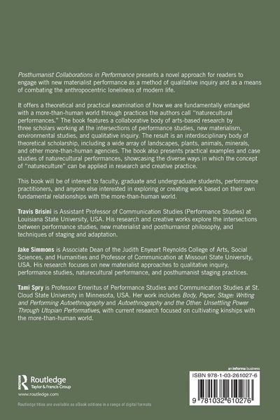 Produktbild: Posthumanist Collaborations in Performance