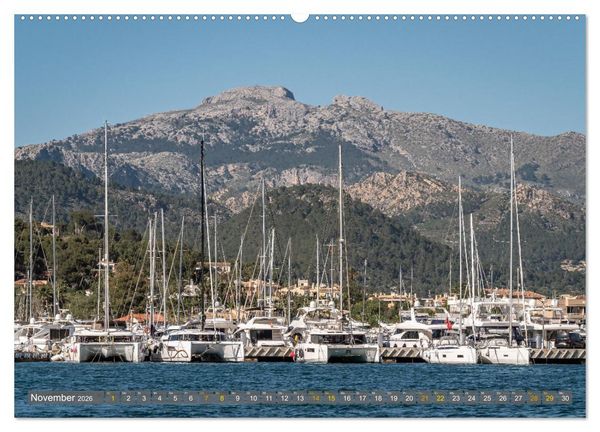 Produktbild: Boote mit Kulisse (Wandkalender 2026 DIN A2 quer), CALVENDO Monatskalender