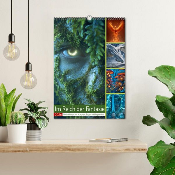 Produktbild: Im Reich der Fantasie (Wandkalender 2026 DIN A3 hoch), CALVENDO Monatskalender