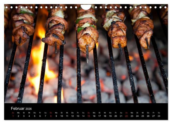 Produktbild: BBQ Lecker Grillen (Wandkalender 2026 DIN A4 quer), CALVENDO Monatskalender
