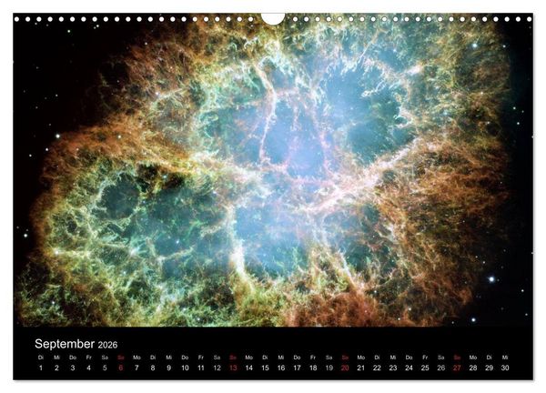 Produktbild: Der Weltraum. Spektakul&auml;re Gasnebel und Galaxien (Wandkalender 2026 DIN A3 quer), CALVENDO Monatskalender