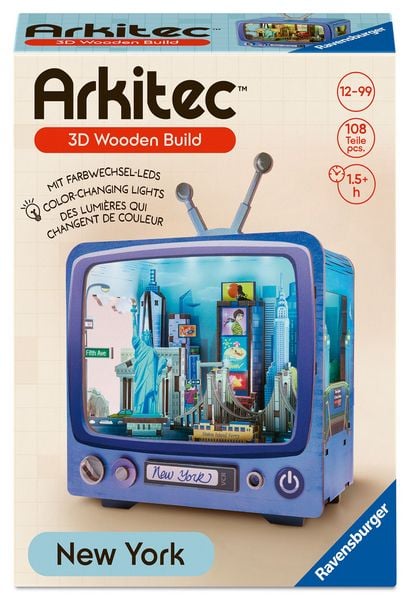 3D Puzzle - Arkitec City-Diorama New York