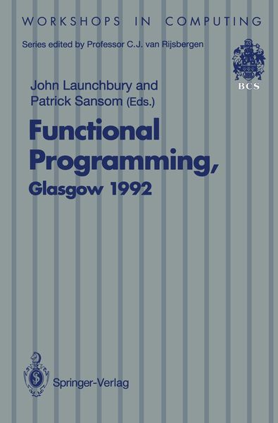 Produktbild: Functional Programming, Glasgow 1992