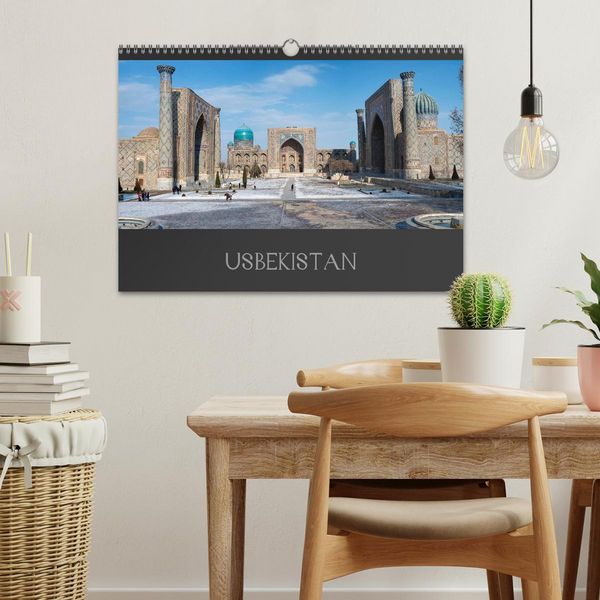 Produktbild: Usbekistan (Wandkalender 2026 DIN A3 quer), CALVENDO Monatskalender