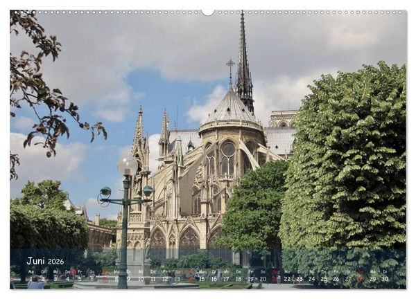 Produktbild: Paris (Wandkalender 2026 DIN A2 quer), CALVENDO Monatskalender