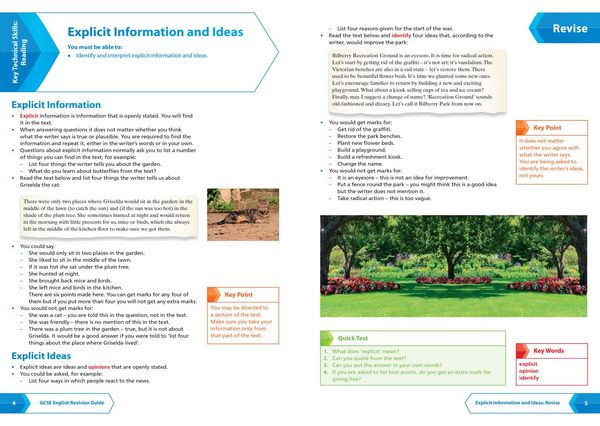 Produktbild: AQA GCSE 9-1 English Language Reading (Papers 1 & 2) Revision Guide