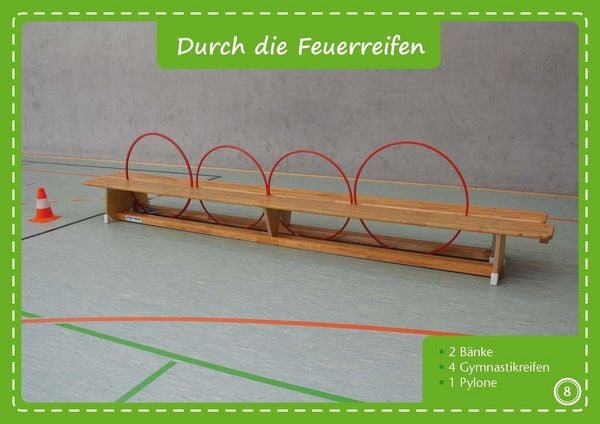 Produktbild: Stationen-Fotokarten f&uuml;r den Sportunterricht &ndash; Klasse 1/2