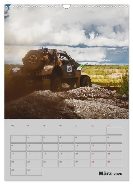 Produktbild: RALLYE RAID - Saison Planer (Wandkalender 2026 DIN A3 hoch), CALVENDO Monatskalender