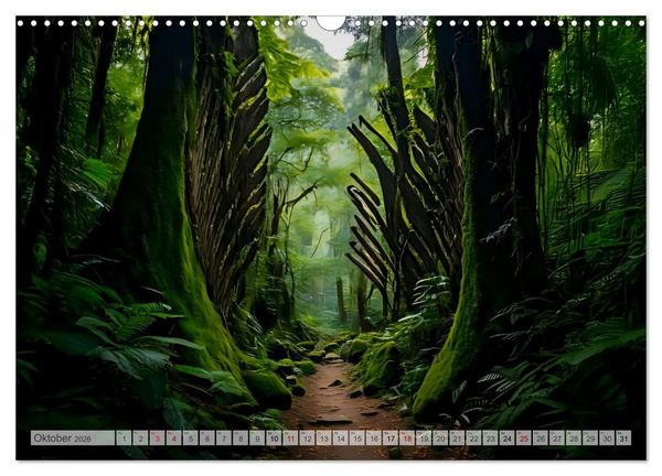 Produktbild: Kreaturen der Dunkelheit - D&uuml;stere Herrscher (Wandkalender 2026 DIN A3 quer), CALVENDO Monatskalender