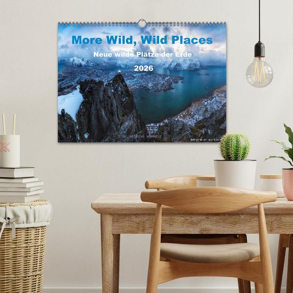 Produktbild: More Wild, Wild Places 2026 (Wandkalender 2026 DIN A3 quer), CALVENDO Monatskalender
