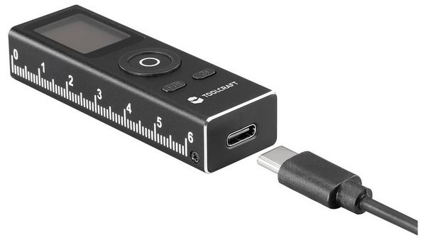 Produktbild: TOOLCRAFT P30 Mini Laser-Entfernungsmesser 30m