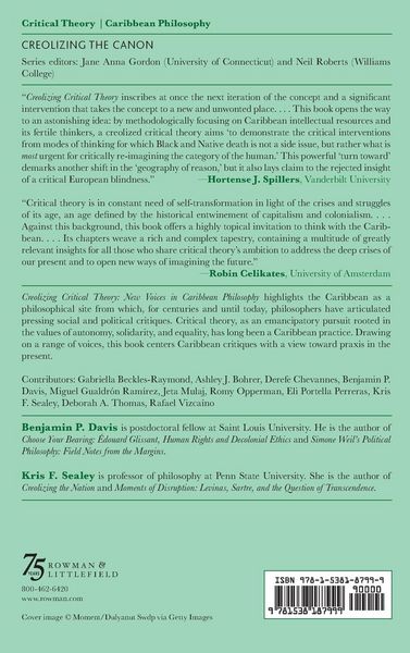Produktbild: Creolizing Critical Theory