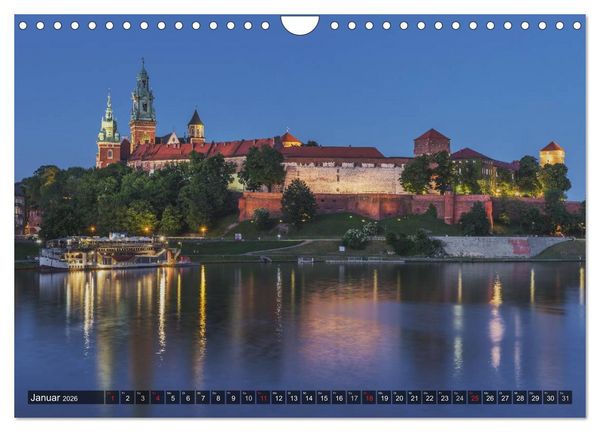 Produktbild: Ein Wochenende in Krakau (Wandkalender 2026 DIN A4 quer), CALVENDO Monatskalender