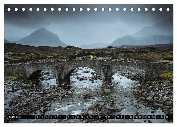 Produktbild: Isle of Skye - so sch&ouml;n kann schlechtes Wetter sein (Tischkalender 2026 DIN A5 quer), CALVENDO Monatskalender
