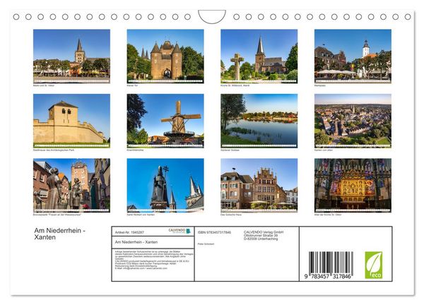 Produktbild: Am Niederrhein - Xanten (Wandkalender 2026 DIN A4 quer), CALVENDO Monatskalender