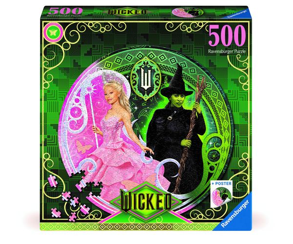 Produktbild: Erwachsenenpuzzle 500 Teile - Wicked - Eine Geschichte in zwei H&auml;lften