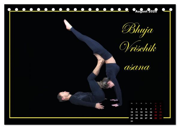 Produktbild: Yoga - Asana (Tischkalender 2026 DIN A5 quer), CALVENDO Monatskalender