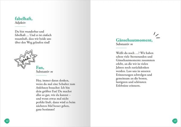 Produktbild: Lieblingsmensch (Substantiv, m)