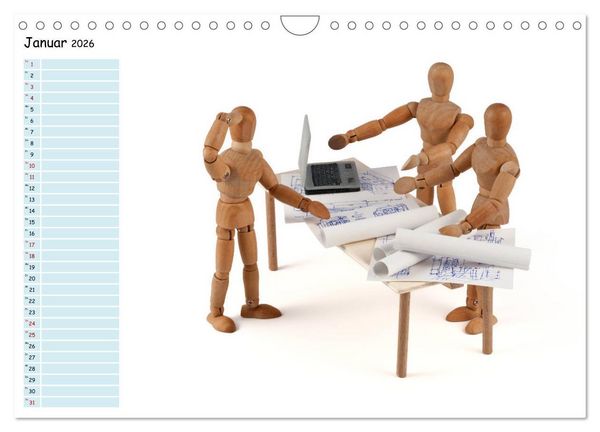 Produktbild: Und wieder ist es Montag... (Wandkalender 2026 DIN A4 quer), CALVENDO Monatskalender