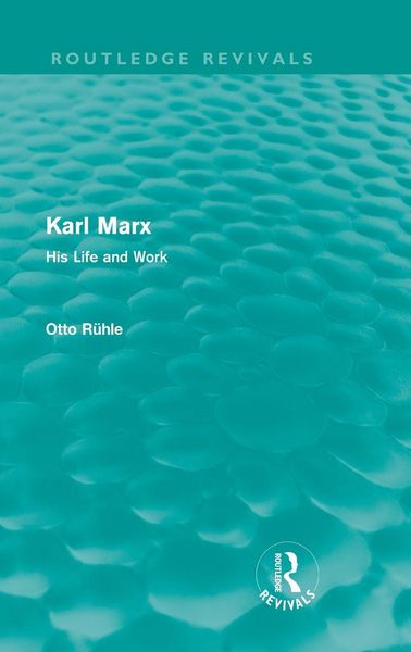 Produktbild: Karl Marx (Routledge Revivals)