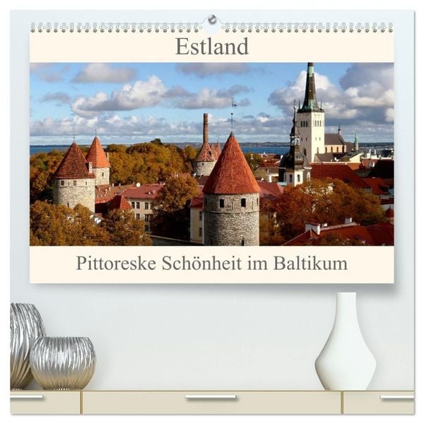 Produktbild: Estland - Pittoreske Sch&ouml;nheit im Baltikum (hochwertiger Premium Wandkalender 2027 DIN A2 quer), Kunstdruck in Hochglanz