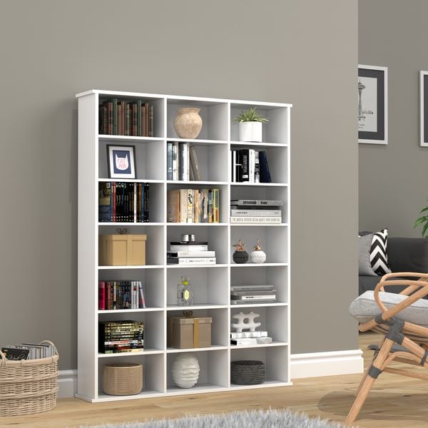 Produktbild: Holz CD DVD Standregal B&uuml;cherregal Regal Megosa M
