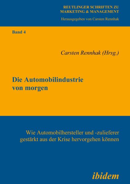 Produktbild: Die Automobilindustrie von morgen
