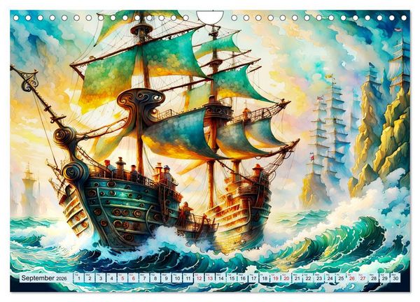 Produktbild: Sail of eternity (Wall Calendar 2026 DIN A4 landscape), CALVENDO 12 Month Wall Calendar