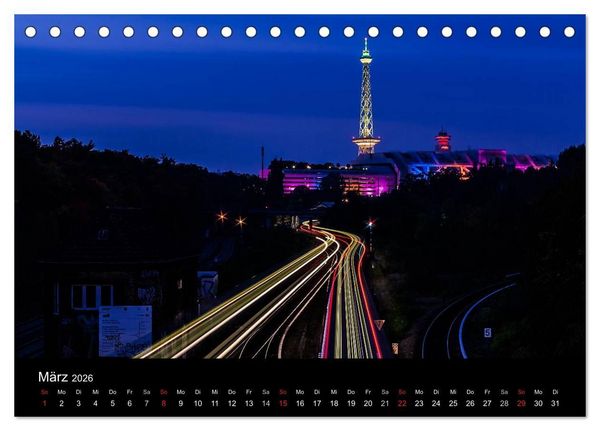 Produktbild: Colours of Berlin (Tischkalender 2026 DIN A5 quer), CALVENDO Monatskalender