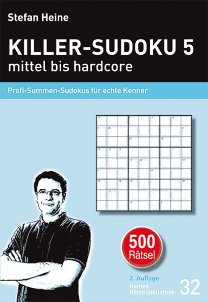 Killer-Sudoku 5 - mittel bis hardcore, Taschenbuch von , Verlag presse service, 978-3-939940-31-9