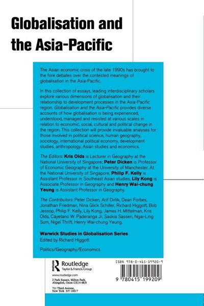 Produktbild: Globalisation and the Asia-Pacific
