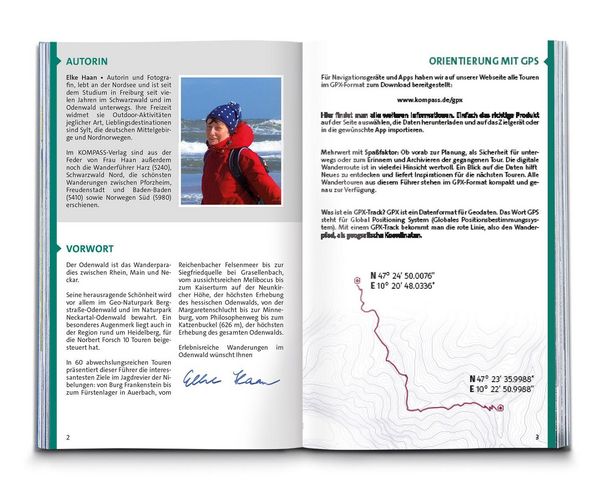 Produktbild: KOMPASS Wanderf&uuml;hrer Odenwald, 60 Touren