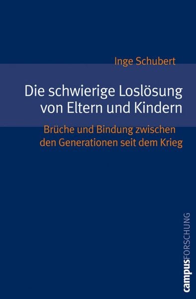Produktbild: Die schwierige Losl&ouml;sung von Eltern und Kindern
